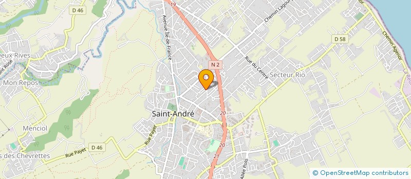 localisation de l'entreprise APSARA KALAPELIE à SAINT-ANDRE
