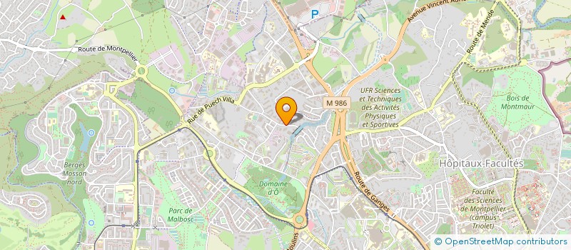 localisation de l'entreprise APSARA PRODUCTIONS à MONTPELLIER