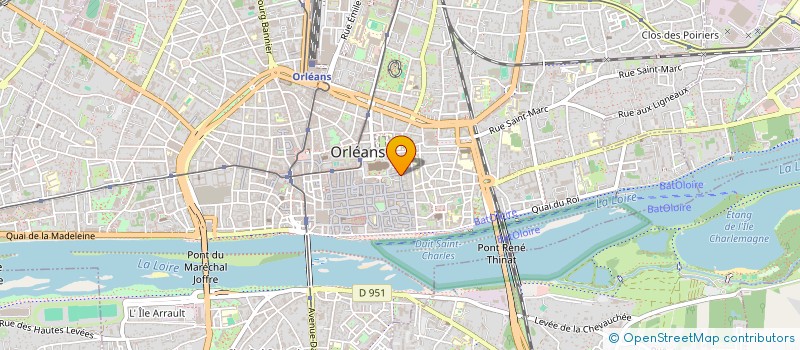 localisation de l'entreprise APSARA45 à ORLEANS