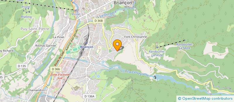 localisation de l'entreprise APSARAS à BRIANCON