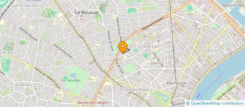 localisation de l'entreprise APSARAS à BORDEAUX