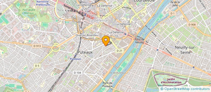 localisation de l'entreprise APSAVANCE CONSEIL  PUTEAUX