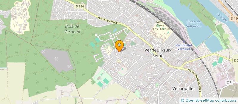 localisation de l'entreprise APSC SILLONA SPORTS à VERNEUIL-SUR-SEINE