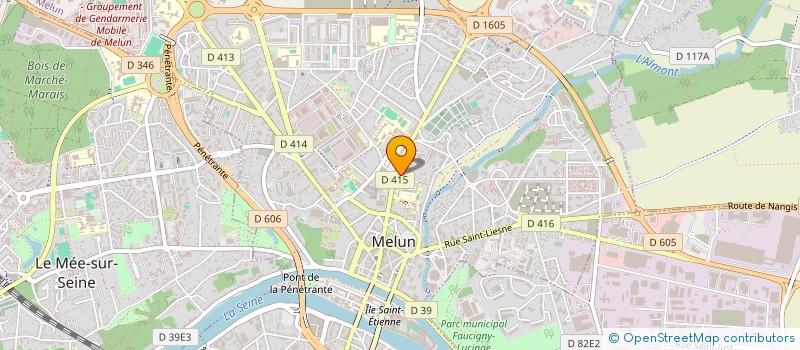 localisation de l'entreprise APSD 77, AIDE AUX PERSONNES SCE DOMICILE à MELUN