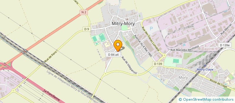 localisation de l'entreprise APSEH509 à MITRY-MORY