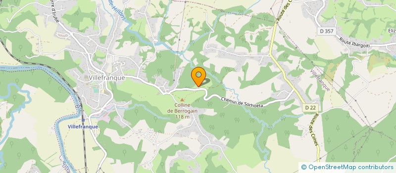 localisation de l'entreprise APSH à URCUIT