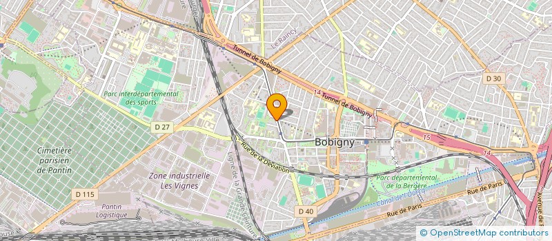 localisation de l'entreprise APSI à BOBIGNY