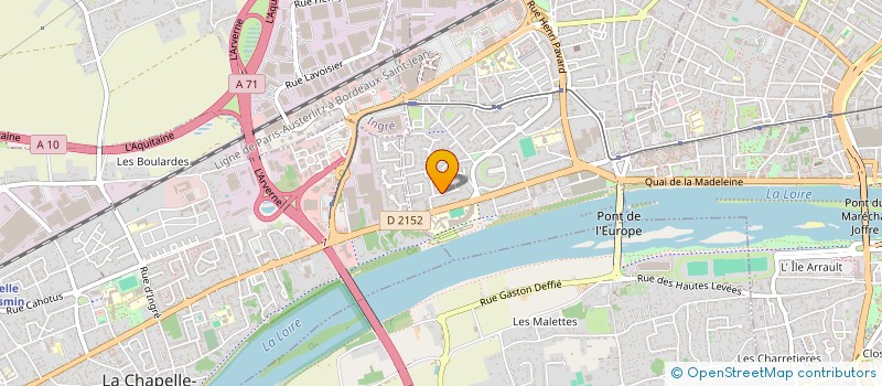 localisation de l'entreprise APSI AUDIT-PREVENTION-SECURITE-INCENDIE à SAINT-JEAN-DE-LA-RUELLE