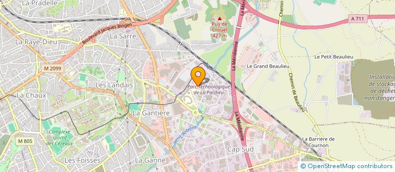 localisation de l'entreprise APSID 430  CLERMONT-FERRAND