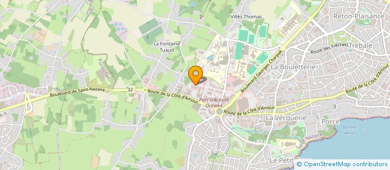 localisation de l'entreprise APSIS à SAINT-NAZAIRE