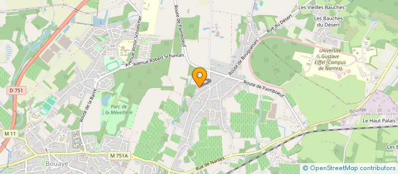 localisation de l'entreprise APSIS'COM  BOUAYE