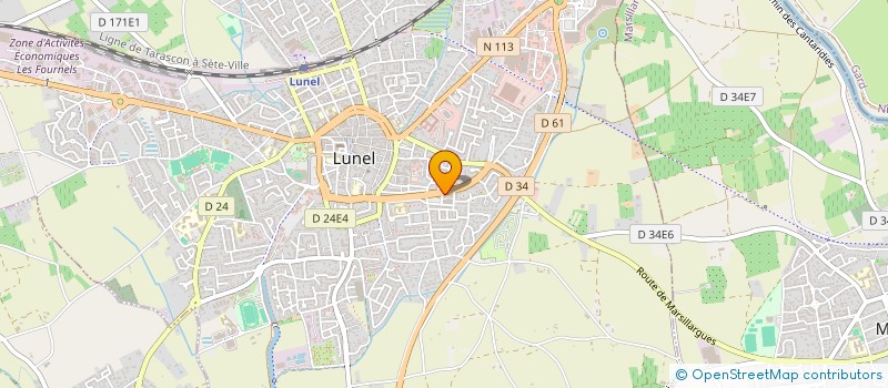 localisation de l'entreprise APSL à LUNEL