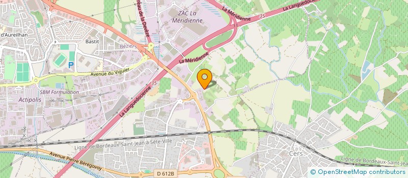 localisation de l'entreprise APSL à VILLENEUVE-LES-BEZIERS