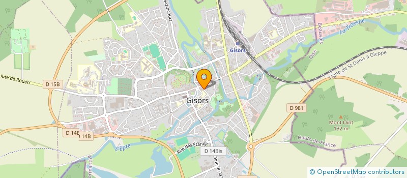 localisation de l'entreprise APSM à GISORS