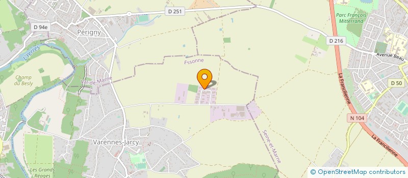 localisation de l'entreprise APSM EQUIPEMENTS  VARENNES-JARCY