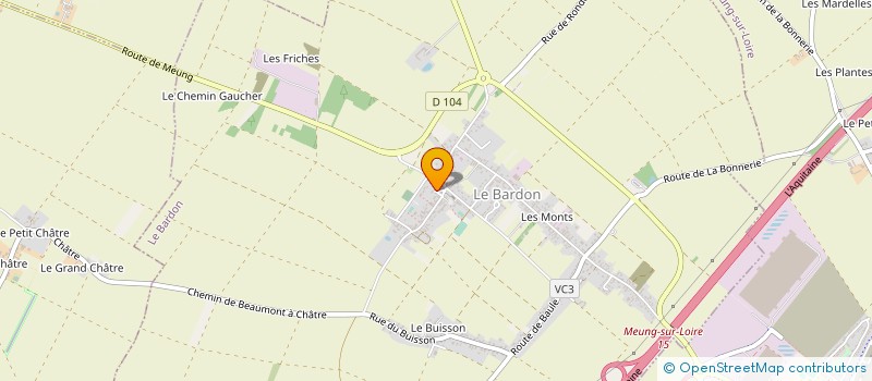 localisation de l'entreprise APSM SARL  LE BARDON