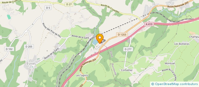 localisation de l'entreprise APSO  ANNEMASSE