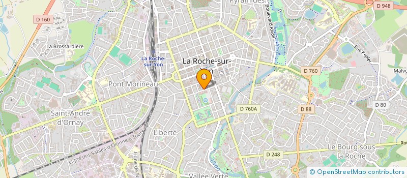 localisation de l'entreprise APSO EXPERTISES à LA ROCHE-SUR-YON