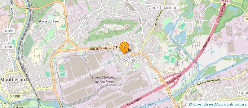 localisation de l'entreprise APSOFT LAB  SOCHAUX