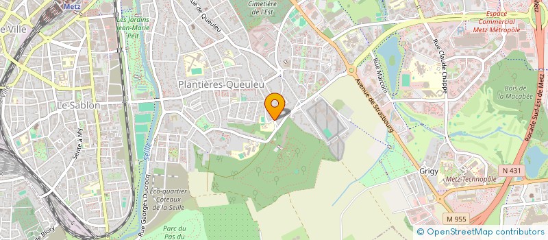 localisation de l'entreprise APSOM MED à METZ