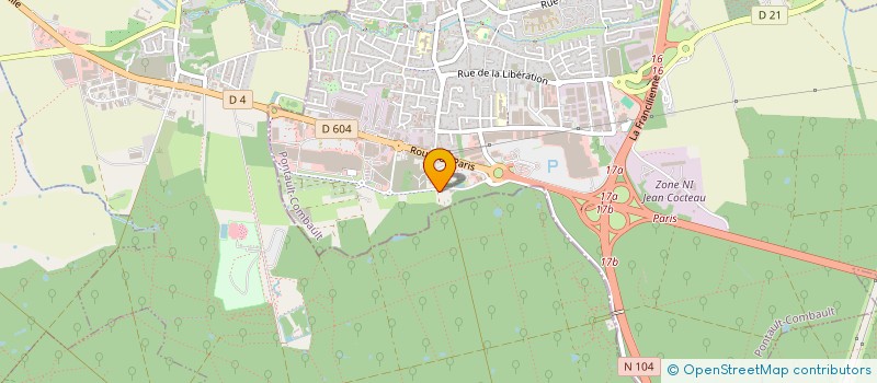 localisation de l'entreprise APSOTECH SOC D'APPORT EN SOLUTION TECHNI à PONTAULT-COMBAULT