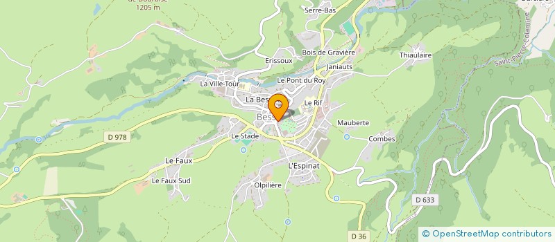localisation de l'entreprise APSPHARMA  BESSE-ET-SAINT-ANASTAISE