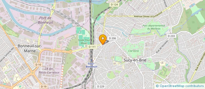 localisation de l'entreprise APSR à SUCY-EN-BRIE