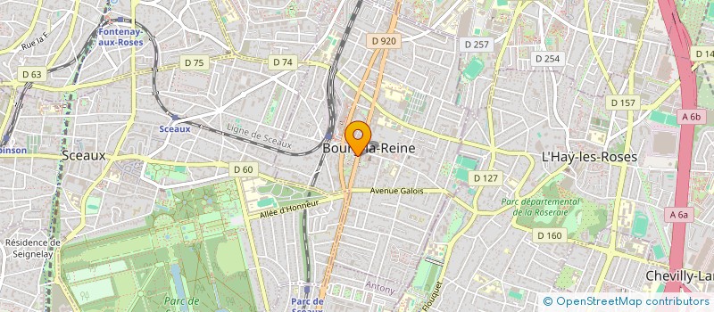 localisation de l'entreprise APST BTP RP à BOURG-LA-REINE