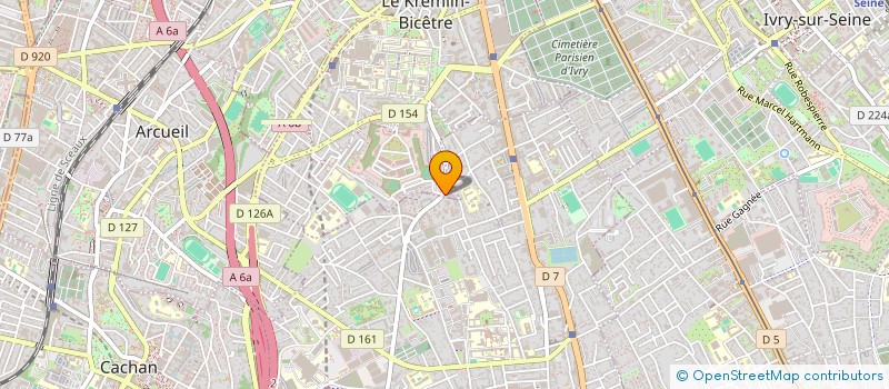 localisation de l'entreprise APSVP SECTION SKI  LE KREMLIN-BICETRE