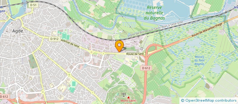 localisation de l'entreprise APSY  AGDE