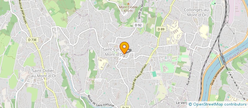 localisation de l'entreprise APSYGONE  SAINT-CYR-AU-MONT-D'OR