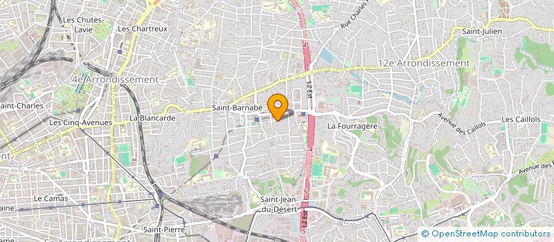 localisation de l'entreprise APSYLIA à MARSEILLE