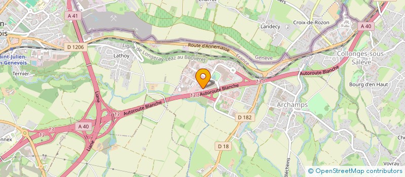 localisation de l'entreprise APSYS à ARCHAMPS