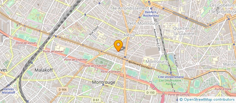 localisation de l'entreprise APT 36 FRIANT  PARIS