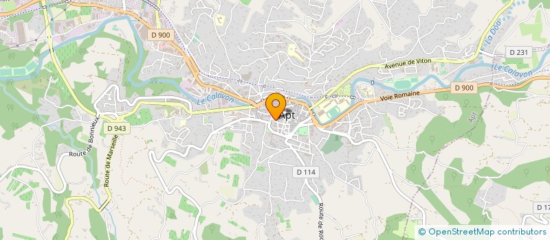 localisation de l'entreprise APT ACCUEIL à APT