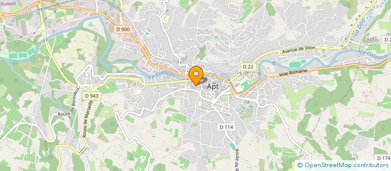localisation de l'entreprise APT EMPLOI SERVICES à APT