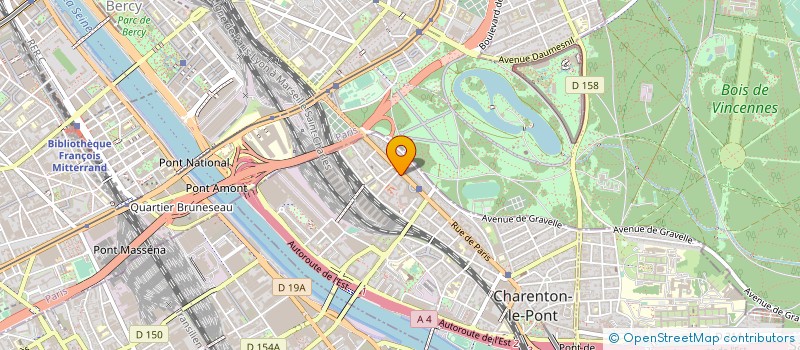 localisation de l'entreprise APT FRANCHISE à CHARENTON-LE-PONT