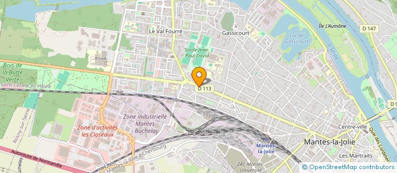 localisation de l'entreprise APT MANTES  MANTES-LA-JOLIE