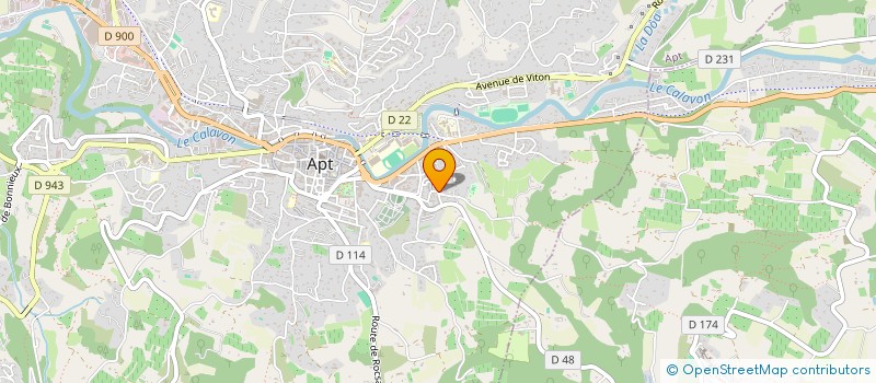 localisation de l'entreprise APT VISION à APT