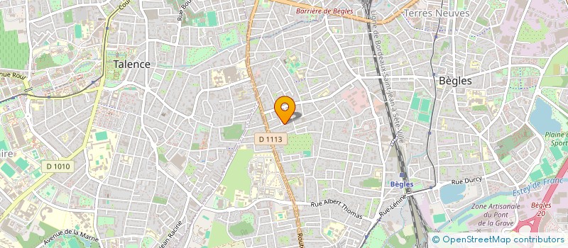 localisation de l'entreprise APTA CONCEPT à BEGLES