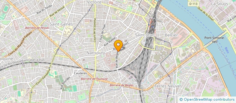 localisation de l'entreprise APTAE  BORDEAUX