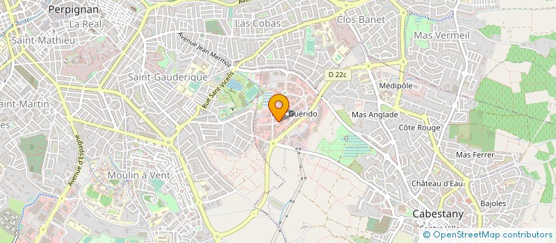 localisation de l'entreprise APTAVITA  CABESTANY