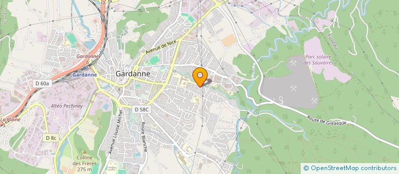 localisation de l'entreprise APTE ENSEIGNE à GARDANNE