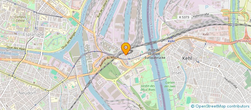 localisation de l'entreprise APTEES à STRASBOURG