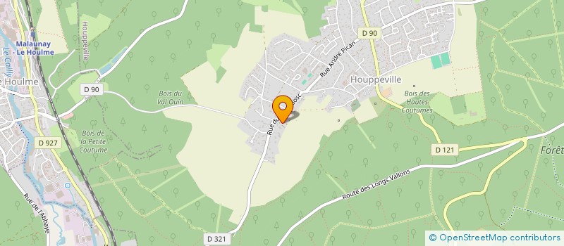 localisation de l'entreprise APTEOR  HOUPPEVILLE