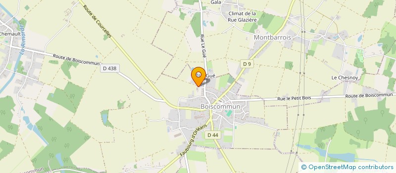 localisation de l'entreprise APTEPRO - APPUIS TECHNIQUES ET PROCESS à BOISCOMMUN