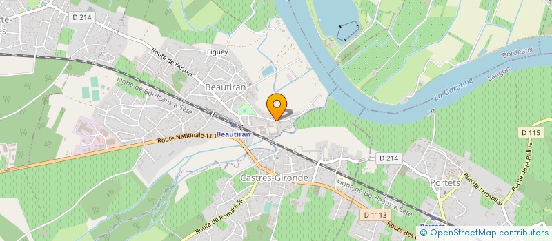 localisation de l'entreprise APTETUDE à BEAUTIRAN