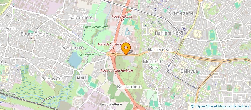 localisation de l'entreprise APTETUDE ATLANTIQUE à SAINT-HERBLAIN