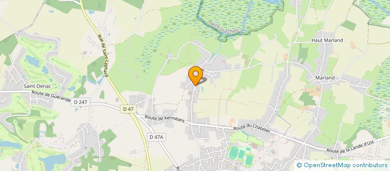 localisation de l'entreprise APTI FORMATION  SAINT-ANDRE-DES-EAUX