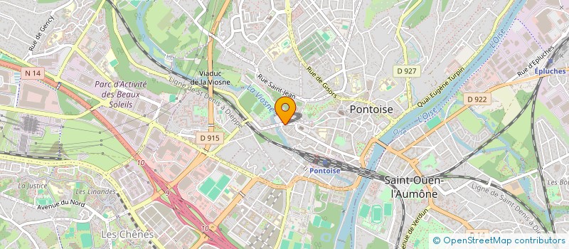 localisation de l'entreprise APTIGE à PONTOISE